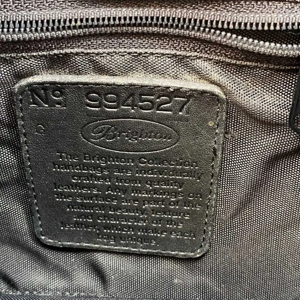 Brighton Black Leather & Nylon Backpack | OS Regular
